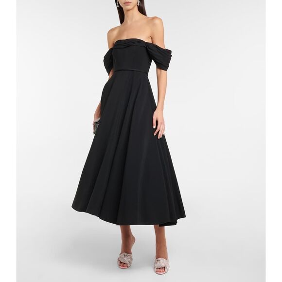 GIAMBATTISTA VALLI Off-shoulder midi dress US 4 $4300 - Picture 2 of 11